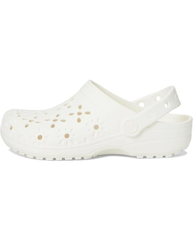 Crocs Kids Classic Clogs with Floral Cut Out Design (Little Kid/Big Kid) 4 Crocs Kids Classic Clogs with Floral Cut Out Design (Little Kid/Big Kid) - Image 4