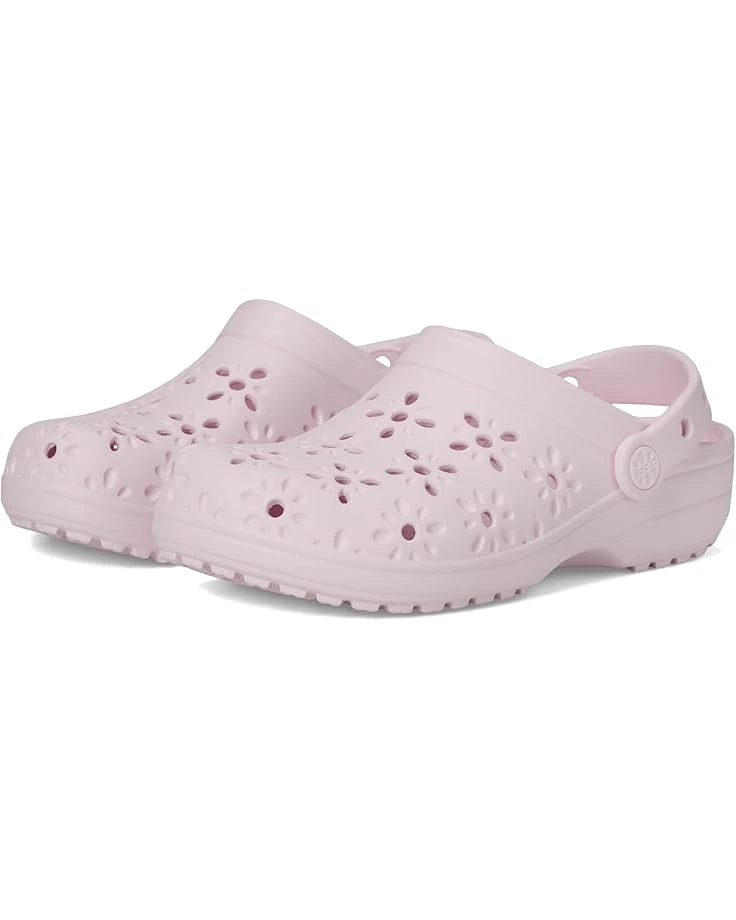 Crocs Kids Classic Clogs with Floral Cut Out Design (Little Kid/Big Kid) 9 Crocs Kids Classic Clogs with Floral Cut Out Design (Little Kid/Big Kid) - Image 9