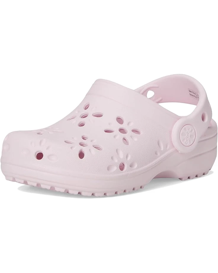 Crocs Kids Classic Clogs with Floral Cut Out Design (Toddler) 6 Crocs Kids Classic Clogs with Floral Cut Out Design (Toddler) - Image 6