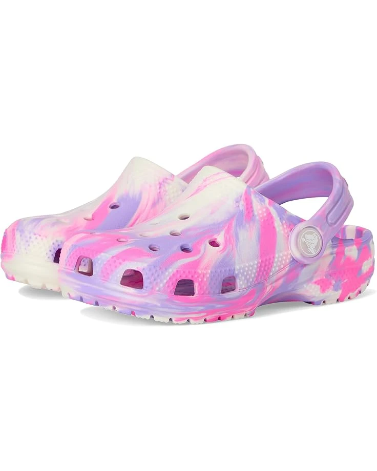 Crocs Kids Classic Marbled Tie-Dye Clogs (Toddler) 10 Crocs Kids Classic Marbled Tie-Dye Clogs (Toddler) - Image 10