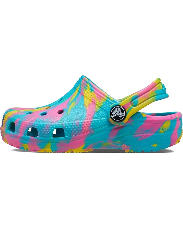 Crocs Kids Classic Marbled Tie-Dye Clog (Toddler) | Clogs 4 Crocs Kids Classic Marbled Tie-Dye Clog (Toddler) | Clogs - Image 4