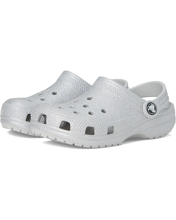 Crocs Kids Classic Glitter Clogs (Little Kid/Big Kid) 9 Crocs Kids Classic Glitter Clogs (Little Kid/Big Kid) - Image 9