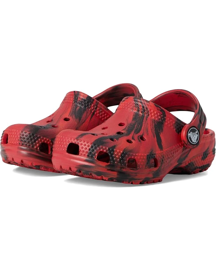 Crocs Kids Classic Marbled Tie-Dye Clogs (Toddler) 9 Crocs Kids Classic Marbled Tie-Dye Clogs (Toddler) - Image 9