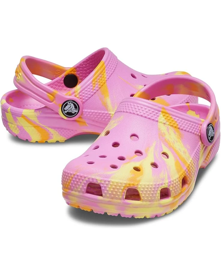 Crocs Kids Classic Marbled Tie-Dye Clogs (Toddler) 13 Crocs Kids Classic Marbled Tie-Dye Clogs (Toddler) - Image 13