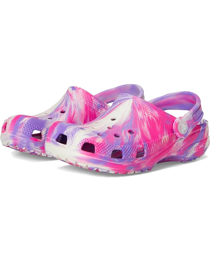 Crocs Kids Classic Marbled Tie-Dye Clog (Little Kid/Big Kid) | Clogs 11 Crocs Kids Classic Marbled Tie-Dye Clog (Little Kid/Big Kid) | Clogs - Image 11