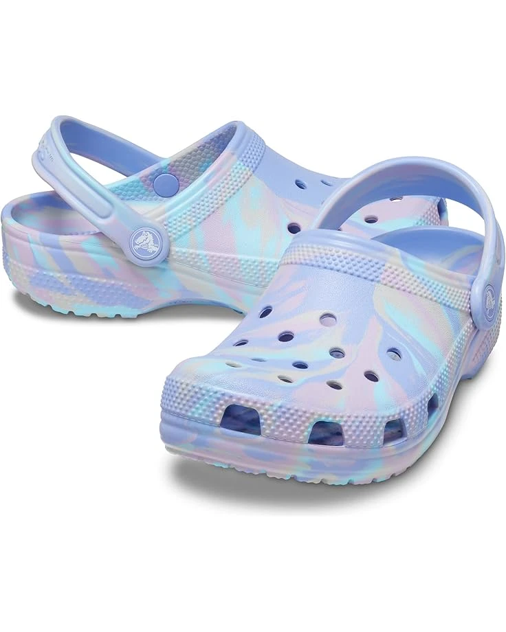 Crocs Kids Classic Marbled Tie-Dye Clogs (Toddler) 7 Crocs Kids Classic Marbled Tie-Dye Clogs (Toddler) - Image 7