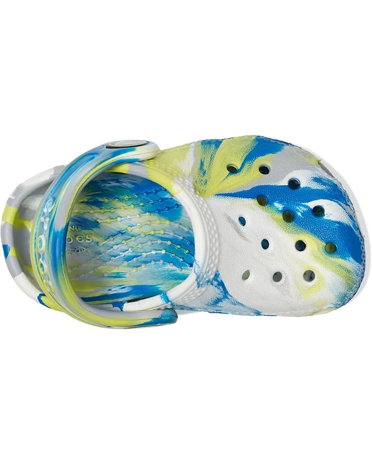 Crocs Kids Classic Marbled Tie-Dye Clog (Toddler) | Clogs 2 Crocs Kids Classic Marbled Tie-Dye Clog (Toddler) | Clogs - Image 2