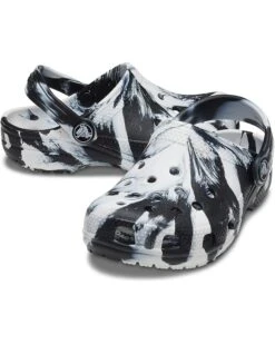 Crocs Kids Classic Marbled Tie-Dye Clogs (Toddler)