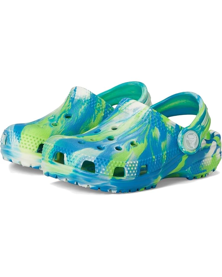 Crocs Kids Classic Marbled Tie-Dye Clogs (Toddler) 11 Crocs Kids Classic Marbled Tie-Dye Clogs (Toddler) - Image 11
