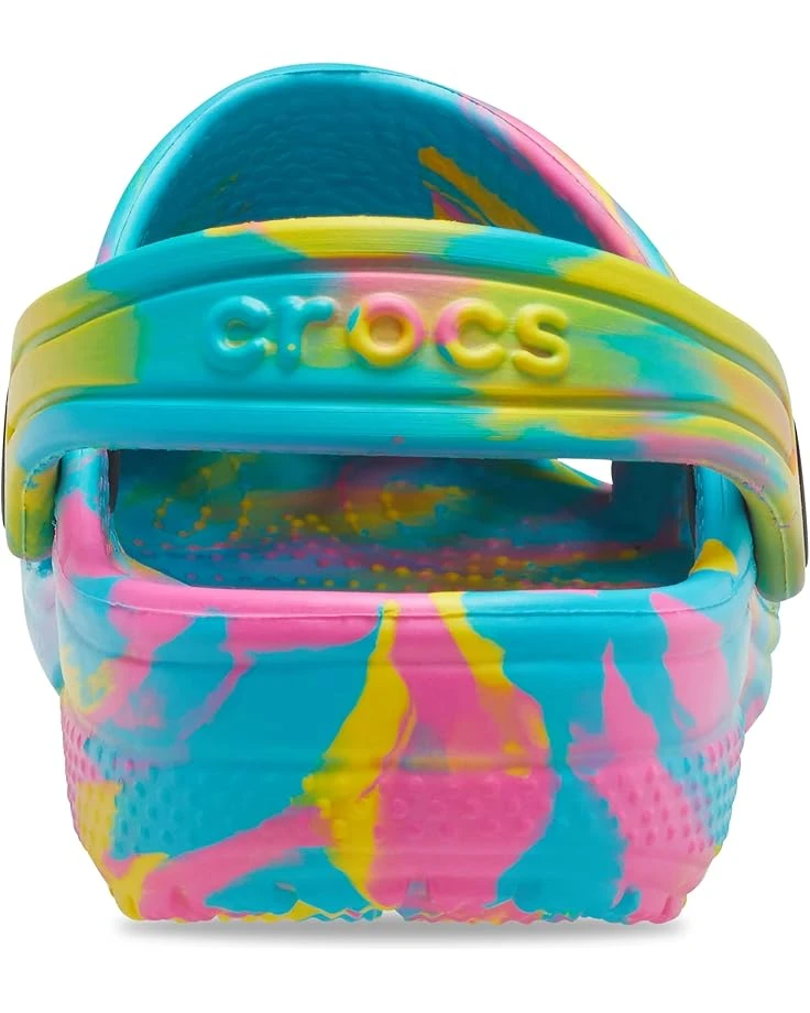 Crocs Kids Classic Marbled Tie-Dye Clog (Toddler) | Clogs 5 Crocs Kids Classic Marbled Tie-Dye Clog (Toddler) | Clogs - Image 5