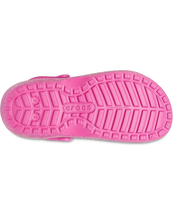 Crocs Kids Classic Lined Glitter Clog (Little Kid/Big Kid) | Clogs 3 Crocs Kids Classic Lined Glitter Clog (Little Kid/Big Kid) | Clogs - Image 3