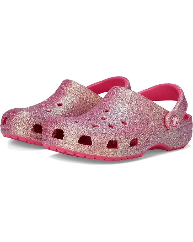 Crocs Kids Classic Glitter Clogs (Little Kid/Big Kid) 8 Crocs Kids Classic Glitter Clogs (Little Kid/Big Kid) - Image 8
