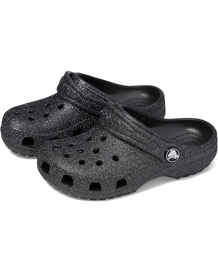 Crocs Kids Classic Glitter Clogs (Toddler) 1 Crocs Kids Classic Glitter Clogs (Toddler)